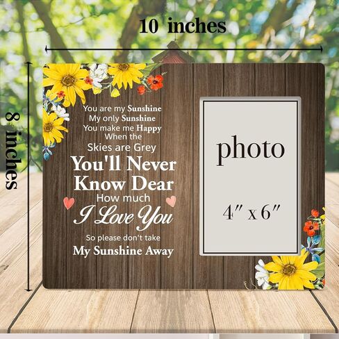 Dumyum Loss of Sister Memorial Gifts, Sympathy Gifts for Loss of Sister Wood Photo Frame, Sister Memorial Gifts, in Memory of Sister Wooden Picture Frame (Photo 4x6 Inches) in Kuwait