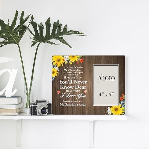 Dumyum Loss of Sister Memorial Gifts, Sympathy Gifts for Loss of Sister Wood Photo Frame, Sister Memorial Gifts, in Memory of Sister Wooden Picture Frame (Photo 4x6 Inches) in Kuwait