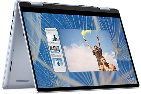 Dell Inspiron 14 2-in-1 Touchscreen Laptop - 14" FHD+ Display • Office Lifetime License • Windows 11 Pro • Intel Core 5 120U • Backlit Keyboard • Wi-Fi6E • for Study & Work • 16GB DDR5+1TB SSD in Saudi Arabia