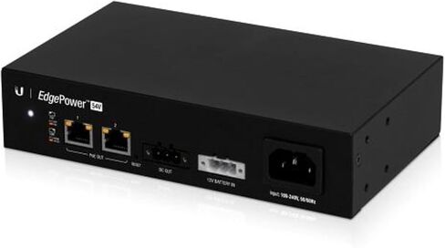 Ubiquiti EdgePower Redundant Power Supply - Rack-mountable, Cabinet Mount - 120 V AC, 230 V AC Input - 72 W / 54 V DC in Saudi Arabia