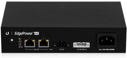 Ubiquiti EdgePower Redundant Power Supply - Rack-mountable, Cabinet Mount - 120 V AC, 230 V AC Input - 72 W / 54 V DC in Saudi Arabia