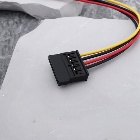 2pcs 4 دبوس إلى كابل محول طاقة محرك الأقراص الصلبة Sata متوافق مع Hikvision Video Recorder 20cm in Kuwait