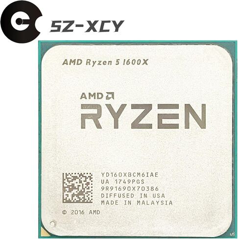 Zhanglili الحوسبة القوية Power Ryzen 5 1600x R5 1600x 3.6 جيجاهرتز ستة نواة معالج وحدة المعالجة المركزية 95W L3 = 16M Socket AM4 YD160XBCM6IAE Multisted Computer Processor in Saudi Arabia