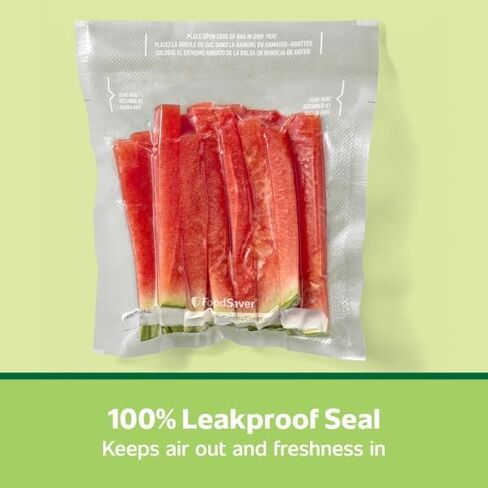 FoodSaver Gallon Pre-Cut Vacuum Seal Bags, Easy Use Vacuum Storage Bag (1 Gallon (24 CT)) in Kuwait