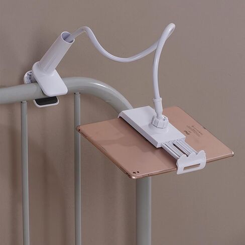 قرص Gooseneck القابل للتعديل وحامل الهاتف ، و 360 درجة مئوية المشبك الوقوف للمكتب ، والسرير ، والعرض بدون اليدين ، الأسود in Saudi Arabia