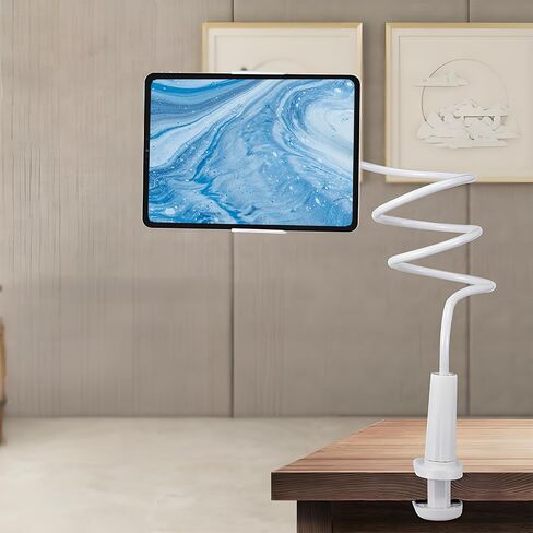 قرص Gooseneck القابل للتعديل وحامل الهاتف ، و 360 درجة مئوية المشبك الوقوف للمكتب ، والسرير ، والعرض بدون اليدين ، الأسود in Saudi Arabia