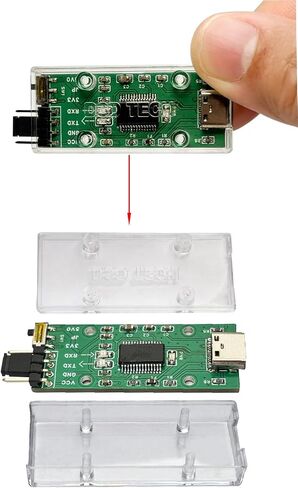 DSD TECH SH-U09F USB to TTL Adapter Support 3V3 and 5V0 TTL Featuring Genuine FTDI FT232RL IC in Kuwait