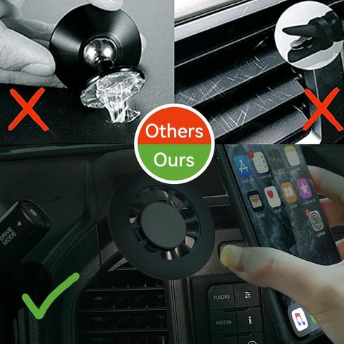 BEERTE Car Phone Holder fit for Ford F-150 F150 2015-2020 Strong Magnetic Phone Mount 360-degree Rotatable and Adjustable,Safe and Convenient Phone Navigation for 4-7 inches Smartphone in Kuwait