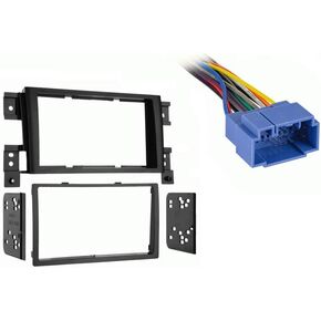 Harmony Audio HA-701721 Compatible with Suzuki Grand Vitara 2006-2011 Factory Stereo Radio to Aftermarket Radio Harness Adapter and Metra 95-7953 Double DIN Installation Kit in Saudi Arabia