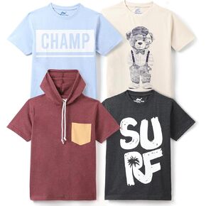 chopper club Boys T Shirts Regular Fit Cotton Melange Pack of 4 Printed Tees for Daily Wear Boys' T-Shirts in Saudi Arabia