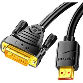 Samzhe HDMI متوافق مع DVI Cable HD 1080P 4K محول المحول لـ P ؛ S/4 TV Box Projector M> ONI> TOR DVI إلى HDMI Cable (3M) in Kuwait