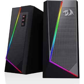 ريدراجون مكبر صوت للكمبيوتر المكتبي GS520 من انفيل بخاصية التحكم باللمس بالفضاء اللوني ار جي بي، اسود، سلكي in Kuwait