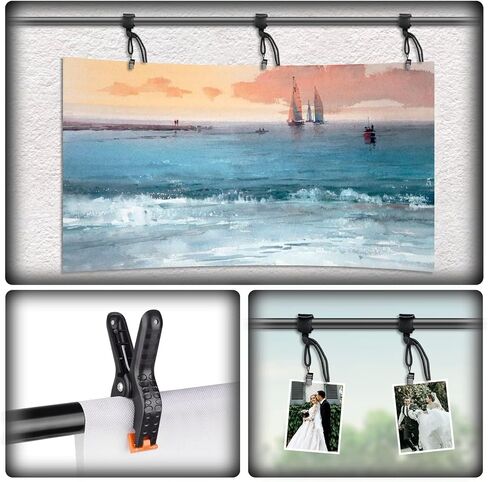 emart emart sandbag sandbag photo studio bage bag bag design -4 packs set (black) + emart 4.5 inch backdrop clamp backdrop kit -6 spring clamps ، 8 background clists for photo studio in Saudi Arabia