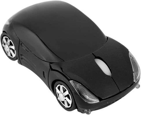 Sorandy 2.4GHz Wireless Mouse, Classic Car Shaped Mouse with USB Reciver, 1600 DPI Optical Computer Mouse Compatibile with Windows XP, Vista, Windows 7, ME, 2000, OS (Black) in Saudi Arabia