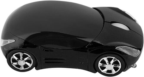 Sorandy 2.4GHz Wireless Mouse, Classic Car Shaped Mouse with USB Reciver, 1600 DPI Optical Computer Mouse Compatibile with Windows XP, Vista, Windows 7, ME, 2000, OS (Black) in Saudi Arabia