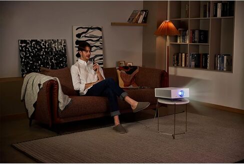 LG CineBeam UHD 4K Projector HU710PW - DLP Home Theater Smart Projector, White in Saudi Arabia