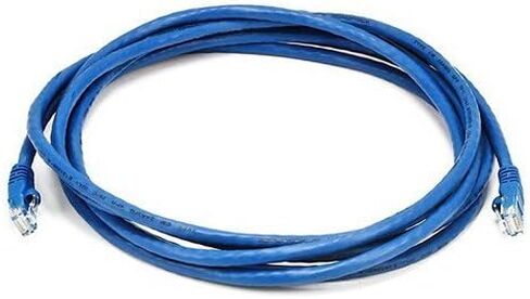 (10 Pack) 14ft RJ45 CAT5E Molded Network Cable - Blue in Saudi Arabia