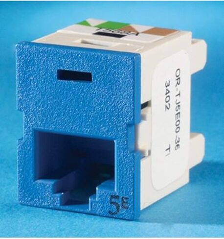 Ortronics Clarity Tracjack Cat5e Jack ، Blue Or-TJ5E00-36 in Kuwait