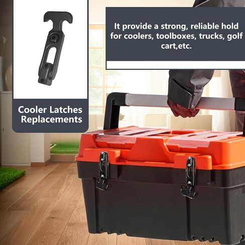 4 Pack Cooler Latch Replacements, Flexible Rubber Draw Latches for Cooler,Boat,Golf Cart Bed,Tool Box,Off-Road Vehicles,Farm Machinery or Engineering Machine Hood in Saudi Arabia