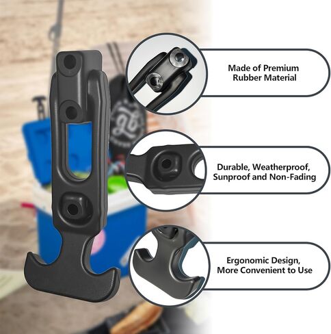 4 Pack Cooler Latch Replacements, Flexible Rubber Draw Latches for Cooler,Boat,Golf Cart Bed,Tool Box,Off-Road Vehicles,Farm Machinery or Engineering Machine Hood in Saudi Arabia
