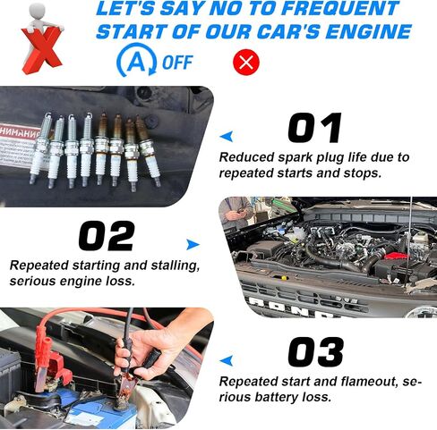 Auto Start Stop Eliminator for Ford Bronco 2021 2022 (No fit Bronco Sport/Badlands) Automatic Stop Start Engine System Delete/Disable/Canceller Cancel Device Cable in Kuwait