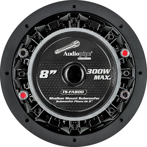 صوت مضخم الصوت الضحل 8 "مضخم صوت ضحل (TS-FA800) ، 300 واط ، تصميم نحيف ، لفائف صوتية مزدوجة 2" ، سلة الألومنيوم ، مخروط PP ، 2 * 4 أوم ، أفضل للمساحات الضيقة في السيارة والشاحنات ، تباع بشكل فردي in Saudi Arabia