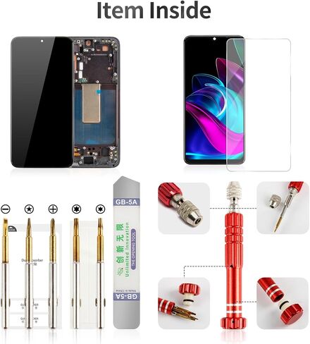 TFT for Samsung S23 Screen Digitizer for Samsung S23 LCD Screen Replacement for Galaxy SM-S911U Screen Touch Display Assembly with Frame Black (Without Fingerprint Function) in Saudi Arabia