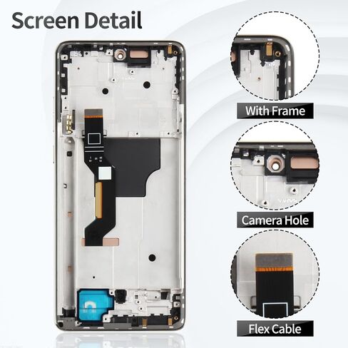 for Motorola Moto G Stylus 5G 2024 Screen for Moto G Stylus 5G 2024 Display LCD for Moto G Stylus 5G 2024 Digitizer Repair Touch XT2419-2 XT2419-1 XT2419 Black with Frame in Saudi Arabia