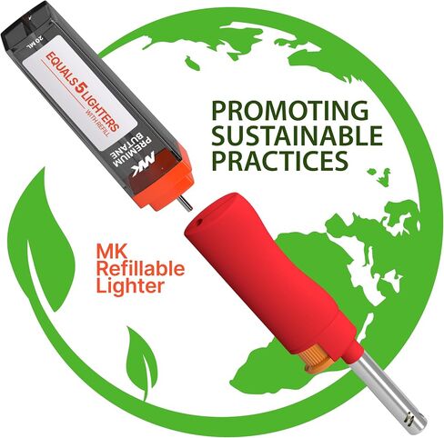 MK Lighter 10pcs Lighters Candle Livers-لهب قوي مقاوم للرياح للشواء ، التخييم ، الاستخدام في الهواء الطلق (3BL) in Saudi Arabia