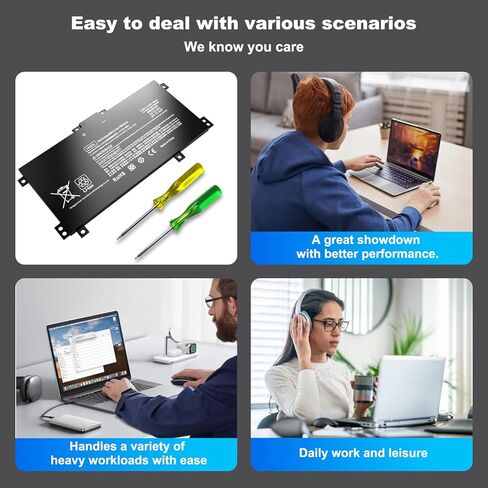 LK03XL L09281-855 916814-855 LKO3XL استبدال بطارية الكمبيوتر المحمول لـ HP ENVY X360 قابلة للتحويل 15M-CN0012DX 15M-BP1XX 15M-CN0012DX 15-CN0XXX 15M-CN0011DX 15M-BQ1XX in Kuwait