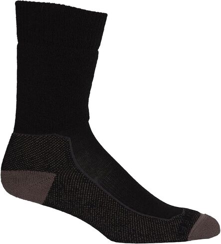 Icebreaker Merino Men's Hike Plus Medium Crew Sock, Blizzard Heather - X-Large in Saudi Arabia