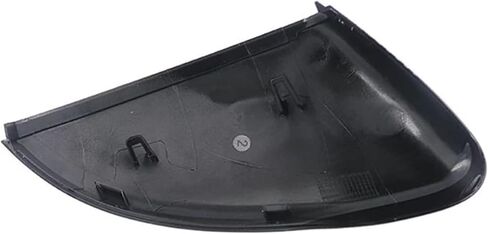 غطاء المرآة الجانبية متوافقة مع VW Jetta MK7 2019 2020 2021 2022 2023 إكسسوارات سيارات شل المرآة الخلفية (الأسود يمين) in Saudi Arabia