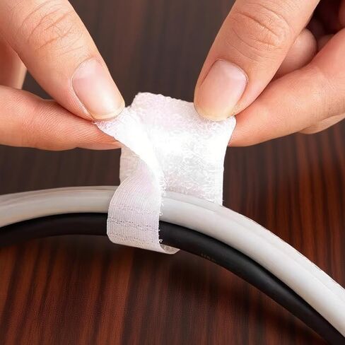 20 Pack Reusable Nylon Cable Clips, Self-Adhesive Cord Organizer for Desk/Wall/Car, Home, Office, Kitchen & School Wire Management (Black)​​ in Saudi Arabia