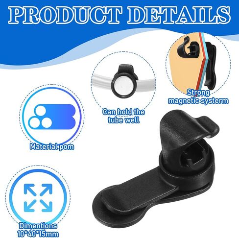 3pcs مشبك المثانة ، إكسسوارات حقيبة الظهر ترطيب أنبوب الماء ، مقطع زجاجة ماء ، حقيبة ظهر في الهواء الطلق ووتر خلطات خرطوم ، التخييم وملحقات المشي لمسافات طويلة ، hodration hoseclip in Saudi Arabia