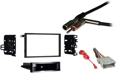 Harmony Audio Compatible with Chevy Express Van 2001 2002 Double DIN Stereo Harness Radio Install Dash Kit Package in Saudi Arabia