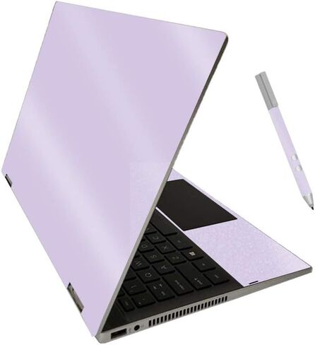 Maysyskins Glossy Glitter Skin for HP Pavilion X360 14 "(2020) - Lilac الصلبة | الواقية ، اللمعان المتين العالي اللامع | سهلة التطبيق ، إزالة ، وتغيير الأنماط | مصنوعة في الولايات المتحدة الأمريكية in Kuwait