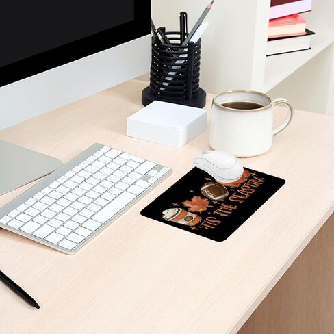 Tis The Season Fall Mouse Pad 8 x 9.5 inches, Fall Pumpkin Mouse Mat for Wireless Mouses Computer Laptop, Autumn Mousepad Decor for Office Desk(Mouse 2501) in Saudi Arabia