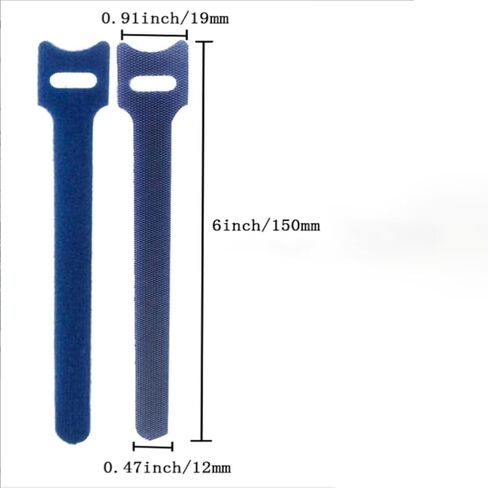 20PCS Nylon Strap Organizer Set, Reusable Self-Adhesive Tape for Daily Office Supplies, Durable and Soft Textile Material, Hook And Loop, Organizer Tool in Saudi Arabia