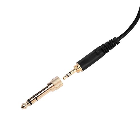 استبدال سلك سماعة الرأس ملفوف لـ Sennheiser HD25 HD560 HD540 HD480 HD430 414 HD250 ، سلك كابل الصوت 3.5 مم 1/8 "بوس و 6.35 مم 1/4" ، 6M (19.69ft) in Saudi Arabia