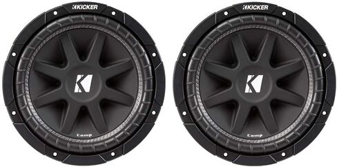 2) Kicker C104 10 "300W Comp 4-Ohm Car Audio Subwoofers Subs C10 Pair | 43C104 in Saudi Arabia