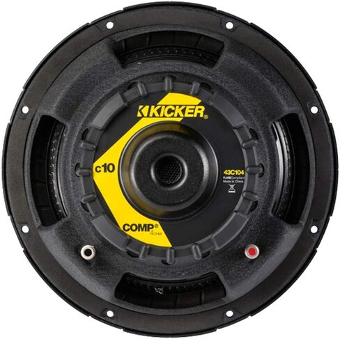 2) Kicker C104 10 "300W Comp 4-Ohm Car Audio Subwoofers Subs C10 Pair | 43C104 in Saudi Arabia