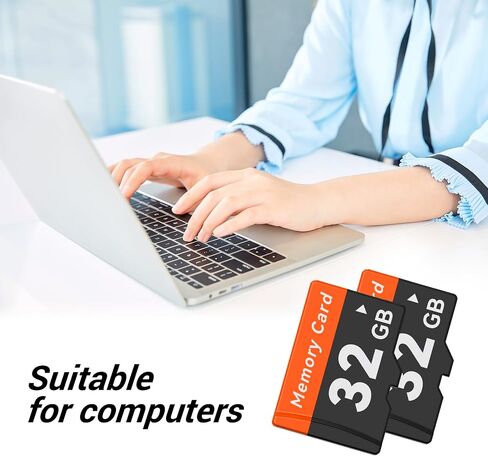 E-Series 32GB Micro SD Card 3 Pack, microSDXC UHS-I Flash Memory Card with Adapter, 100MB/s, C10, U3, A1, V30, Full HD, 4K UHD, High Speed SD Card in Saudi Arabia