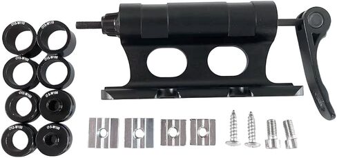 جبل شوكة الدراجات - إطلاق سريع من خلال محول المحور للطريق/MTB ، حاملة رف سقف الألومنيوم من الفضاء الفضائي مع محولات عالمية (حامل دراجة ثقيلة) in Kuwait