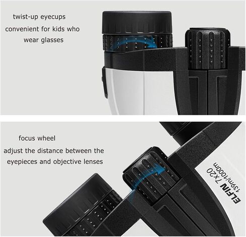 منظار بريسر 7x20 مدمج عالي الدقة مضاد للصدمات للأطفال in Kuwait
