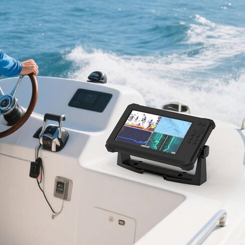 Holicfun Protective Silicone Cover for Lowrance Eagle 9 and Eagle Eye 9" Fish Finder, Black in Saudi Arabia
