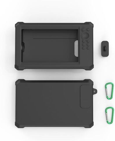 Holicfun Protective Silicone Cover for Lowrance Eagle 9 and Eagle Eye 9" Fish Finder, Black in Saudi Arabia