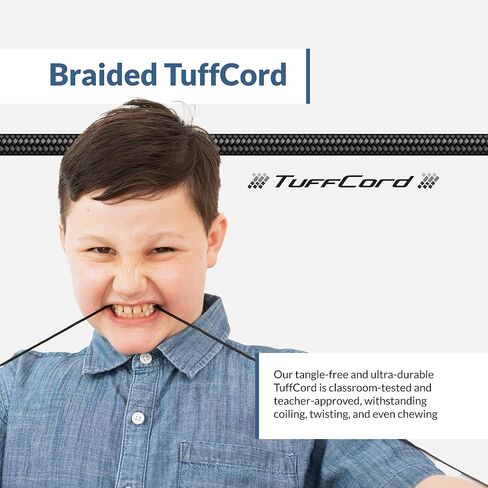 سماعة رأس ستيريو Cyber ​​Acoustics USB (AC-6012-20) - 20 حزمة، ميكروفون أحادي الاتجاه مع ذراع مرن للكمبيوتر الشخصي وأجهزة Mac؛ عناصر التحكم في الصوت المضمنة؛ مثالية للفصل الدراسي أو المنزل in Kuwait