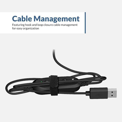 سماعة رأس ستيريو Cyber ​​Acoustics USB (AC-6012-20) - 20 حزمة، ميكروفون أحادي الاتجاه مع ذراع مرن للكمبيوتر الشخصي وأجهزة Mac؛ عناصر التحكم في الصوت المضمنة؛ مثالية للفصل الدراسي أو المنزل in Kuwait