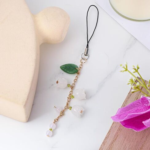 Flower Cell Phones Charms,Cute Keychain Accessories Aesthetic Y2k Phone Camera Strap for Women Phone Bag Camera Decor in Saudi Arabia