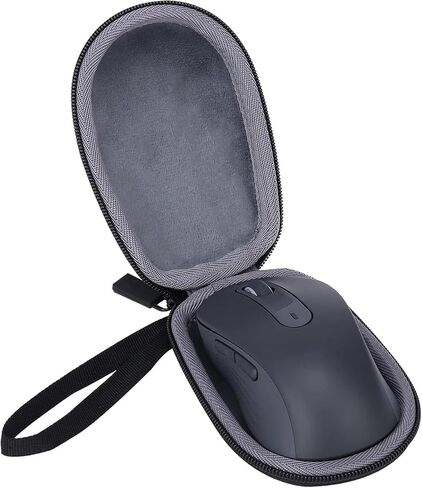 حافظة صلبة co2CREA متوافقة مع ماوس Logitech Signature M650 M550 اللاسلكي (حجم صغير متوسط، أوف وايت) in Saudi Arabia